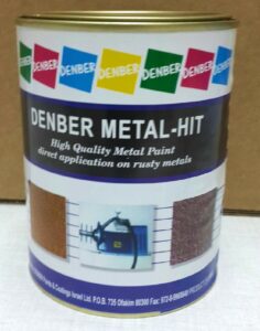 Denber Metal Hit colours hammer or rough effect. www.denber-paints.co.il