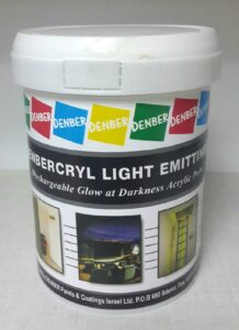 Denbercryl Fosfluoroscent light emitting. www.denber-paints.co.il