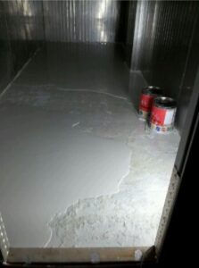 יציקת רצפה ננו בידוד תרמי חדרי הקפאה עמוקה דנבר צבעים www.denber-paints.co.il