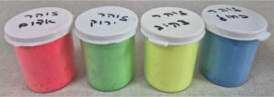 פיגמנט פלורוסצנט זוהר מחזיר אור www.denber-paints.co.il