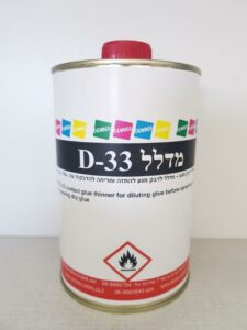 Разбавитель контактного клея Д-33. www.denber-paints.co.il